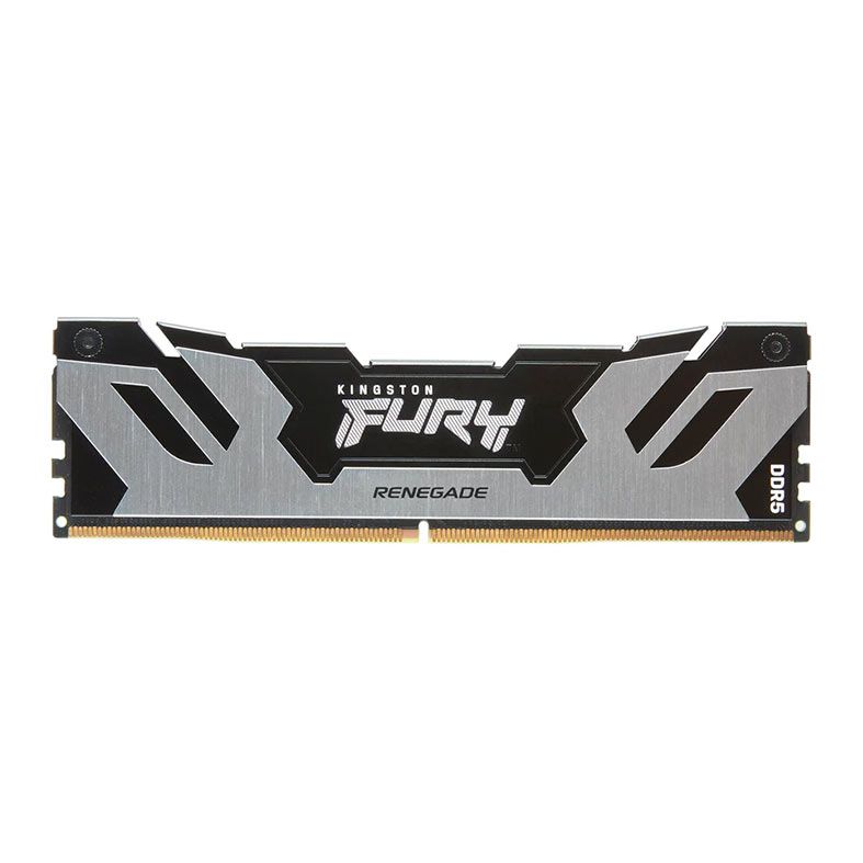 Memoria Kingston Fury Renegade, 48GB (1x48GB), DDR5, 6000MHz, CL32, Preto e Prata, KF560C32RS-48