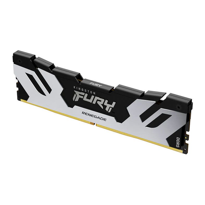 Memoria Kingston Fury Renegade, 48GB (1x48GB), DDR5, 6000MHz, CL32, Preto e Prata, KF560C32RS-48