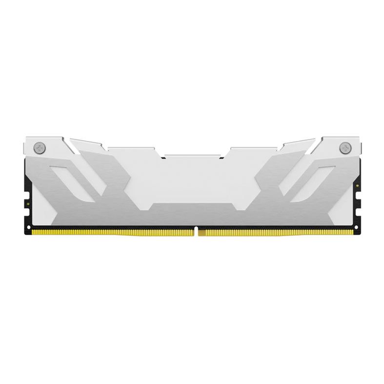 Memoria Kingston Fury Renegade, 16GB (1x16GB), DDR5, 6400MHz, C32, Branca e Prata, KF564C32RW-16