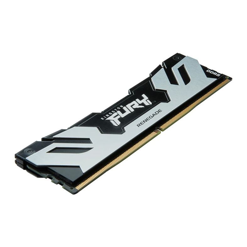 PRE VENDA - Memoria Kingston Fury Renegade, 16GB (1x16GB), DDR5, 7200MHz, CL38, Prata e Preto, KF572C38RS-16