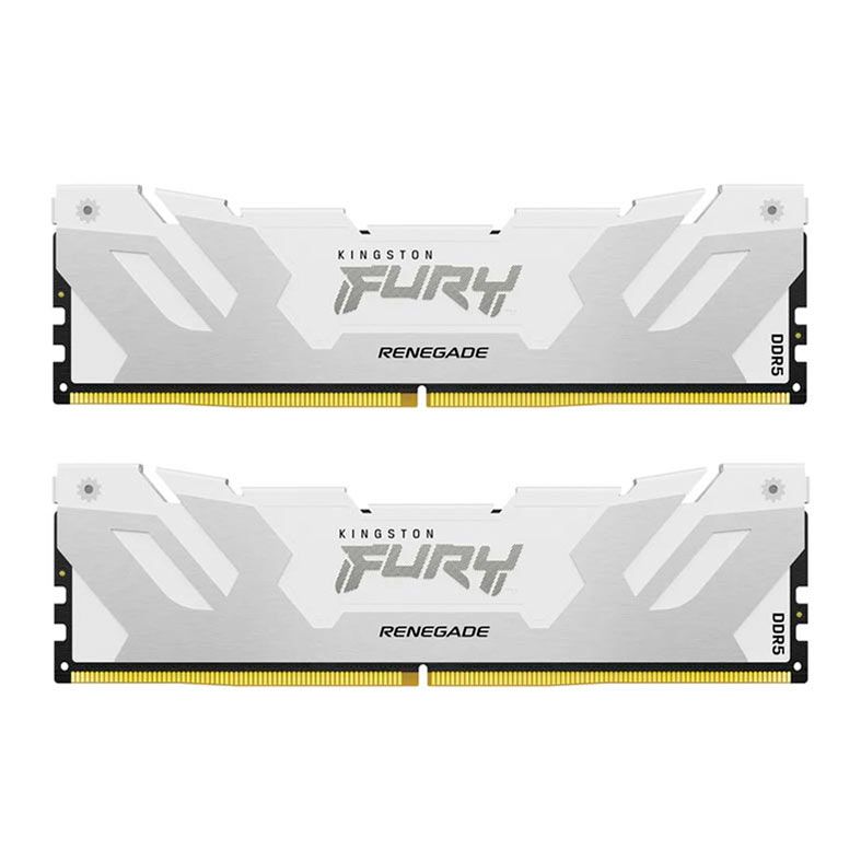 Memoria Kingston Fury Renegade, 32GB (2x16GB), DDR5, 8000MHz, C38, Branco, KF580C38RWK2-32