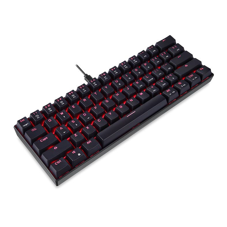 Teclado Mecanico Motospeed CK61, RGB, Switch Azul, Preto, KG-CK61-BK-BL-ABNT2