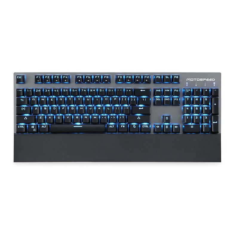 Teclado Mecanico Motospeed GK89, Led Azul, Wireless, Switch Azul, Preto, KG-GK89-BK-BL-WW