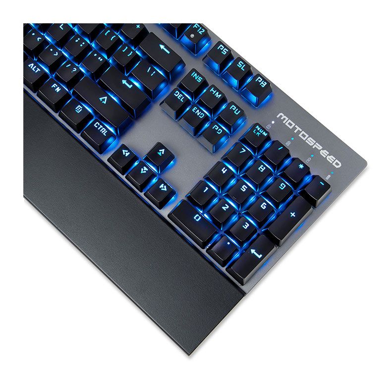 Teclado Mecanico Motospeed GK89, Led Azul, Wireless, Switch Azul, Preto, KG-GK89-BK-BL-WW