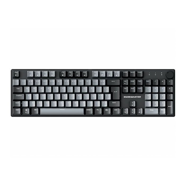 Teclado Mecanico K-Mex Shadowscope KGY528, Rainbow, ABNT2, Switch Azul, Preto e Cinza, KGY528U0001CB0X