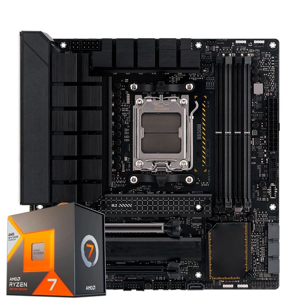 Pichau Kit upgrade, AMD Ryzen 7 7800X3D, B650 TUF DDR5