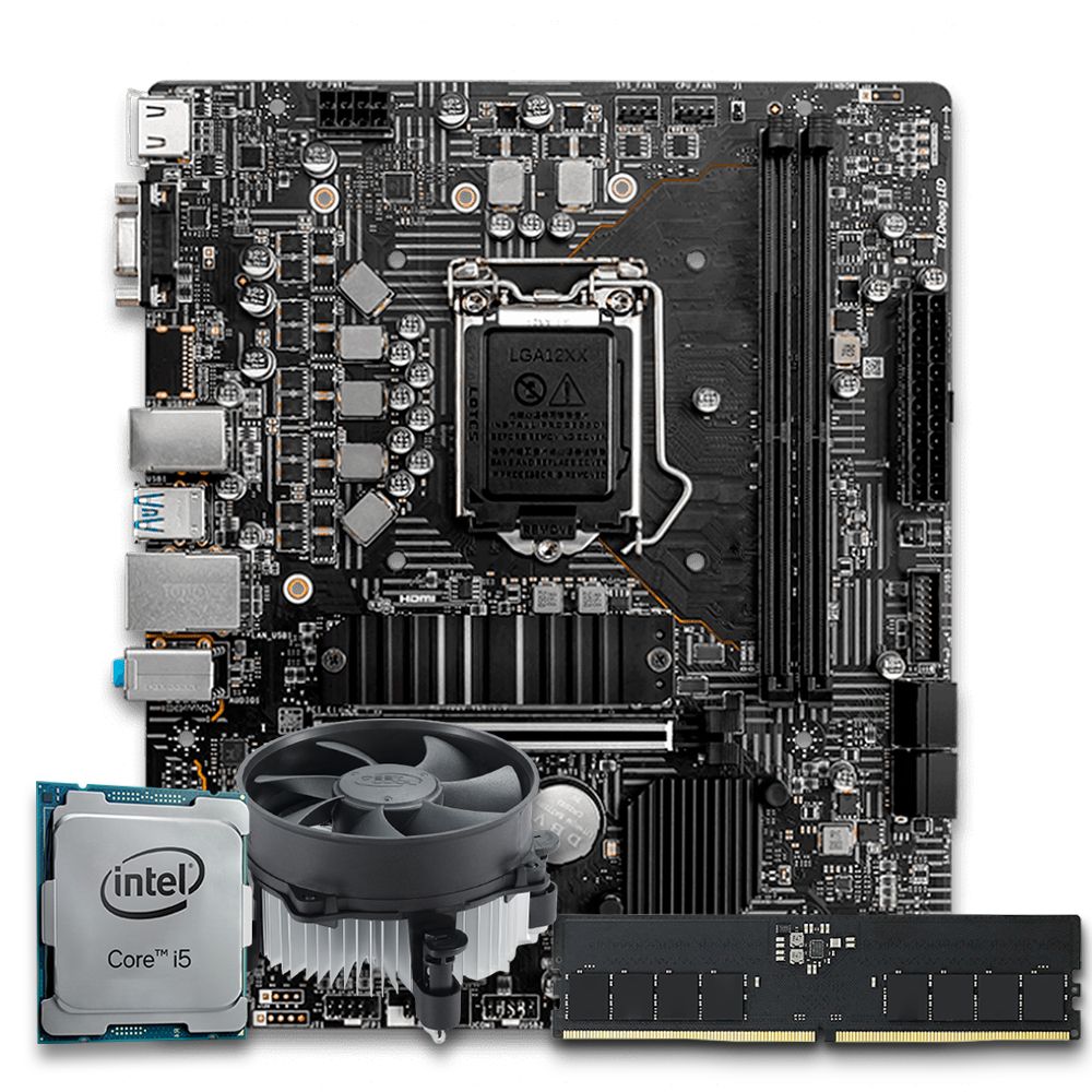 Pichau Kit Upgrade, Intel i5-14400F, B760M DDR5, 16GB DDR5, Cooler