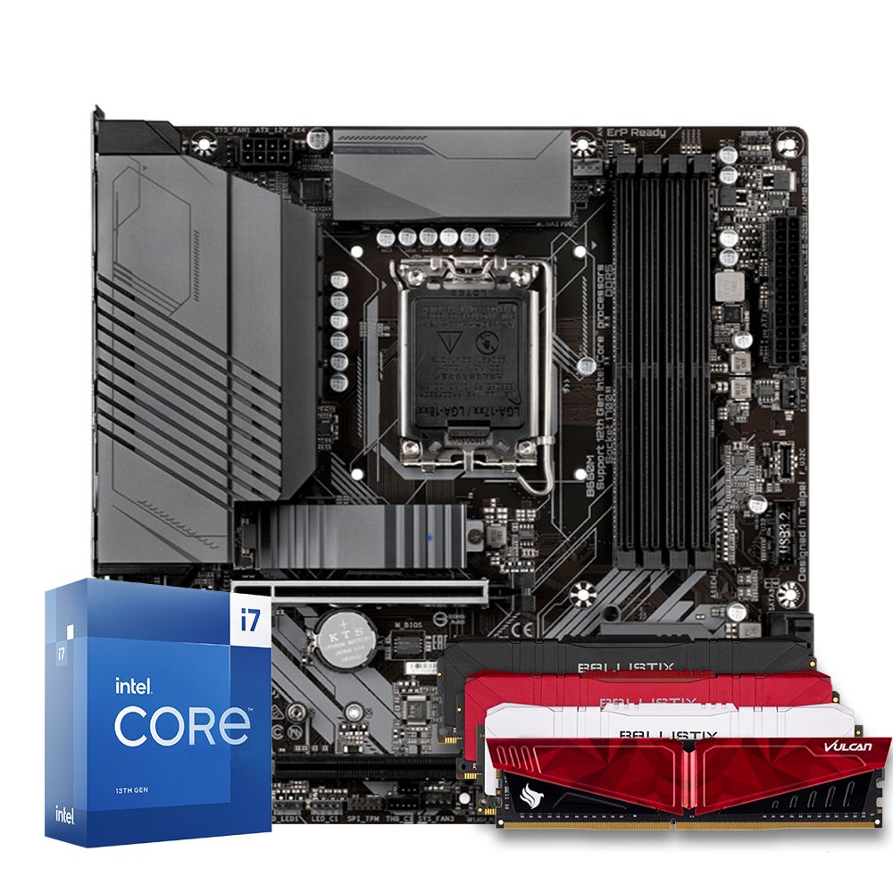 Pichau Kit Upgrade, Intel i7-13700, B660M DDR4, 16GB DDR4
