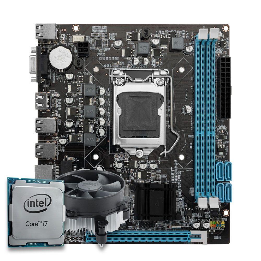 Pichau Kit, Intel Core i7-3770, H61 DDR3