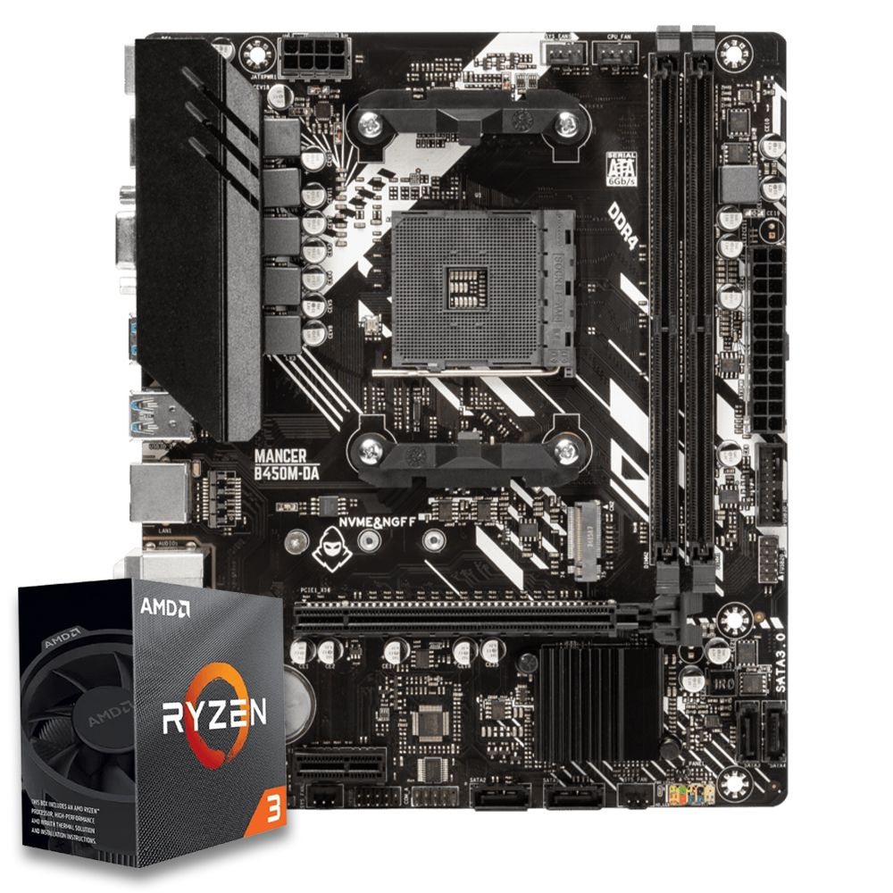Pichau Kit upgrade, AMD Ryzen 3 5300G, B450 DDR4