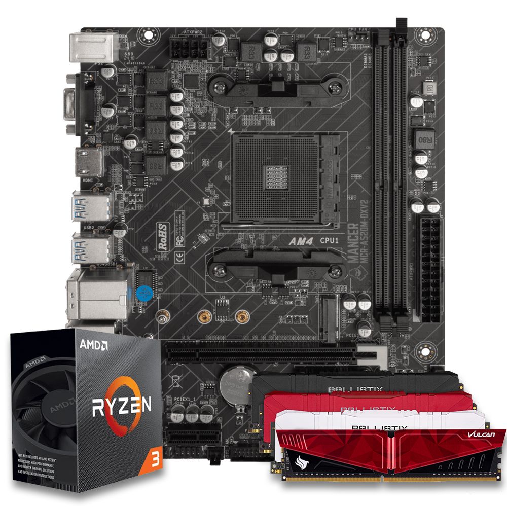 ASRock A520M PRO4 RYZEN 3 4100 セット PlacaMe Asrock A520m Pro4 KaBuM