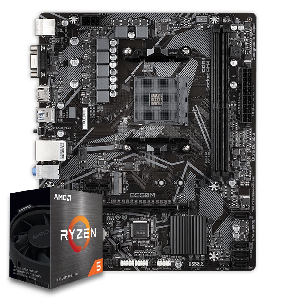 Pichau Kit upgrade, AMD Ryzen 5 5500, B550M DDR4