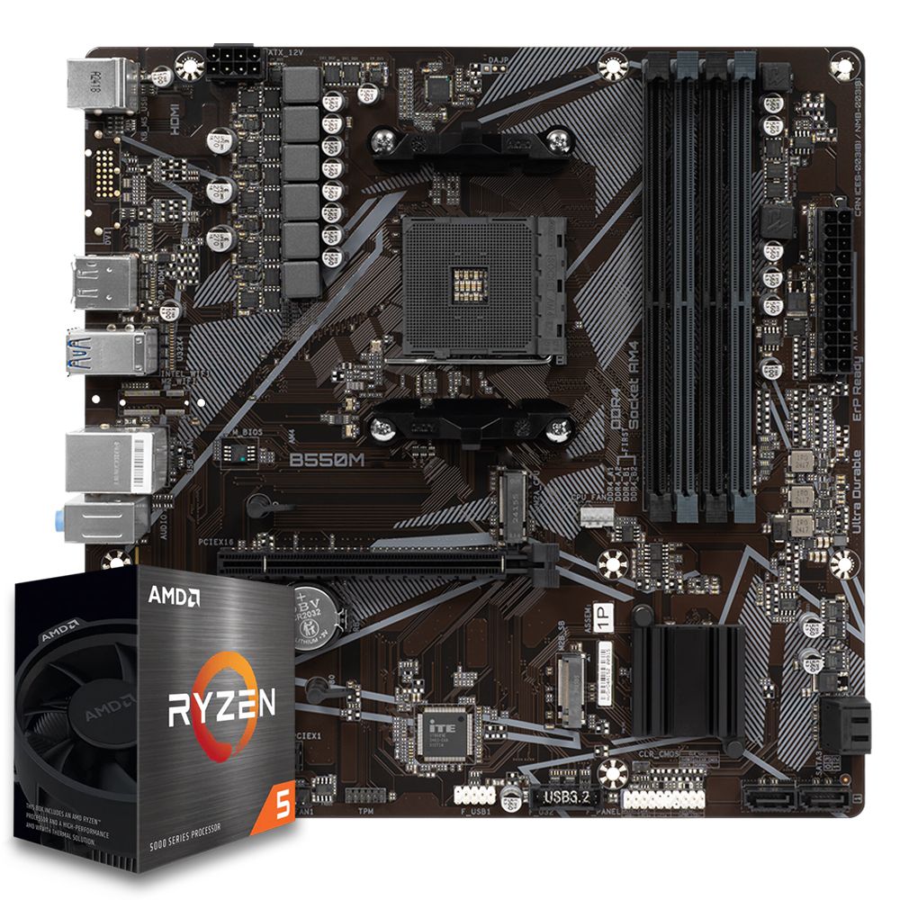 Pichau Kit upgrade, AMD Ryzen 5 5500, B550M DDR4