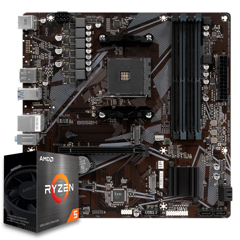 Pichau Kit upgrade, AMD Ryzen 5 5600GE, B550M DDR4