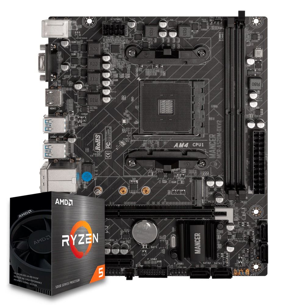 Pichau Kit upgrade, AMD Ryzen 5 5600GE, A520M