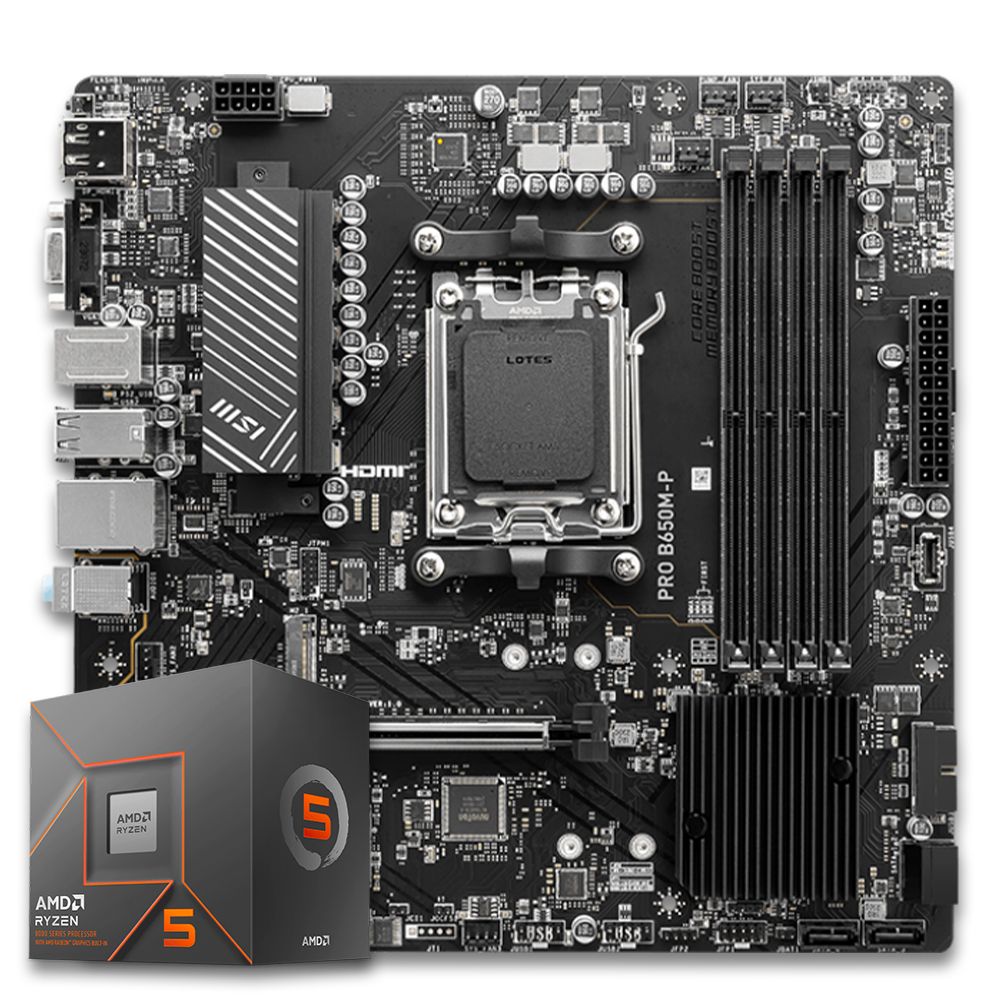 Pichau Kit upgrade, AMD Ryzen 5 8600G, B650M DDR5