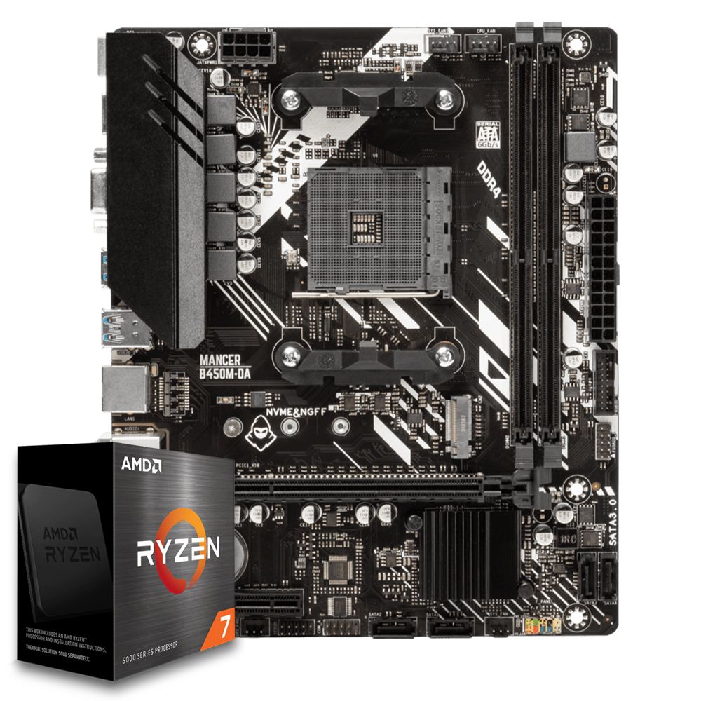 Pichau Kit upgrade, AMD Ryzen 7 5700G, B450M DDR4