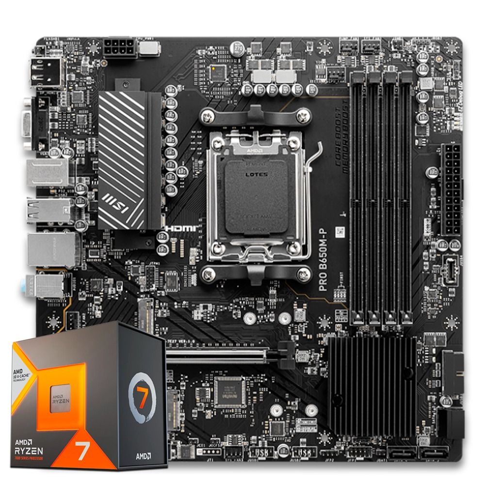 Pichau Kit upgrade, AMD Ryzen 7 7700X3D, B650 DDR5