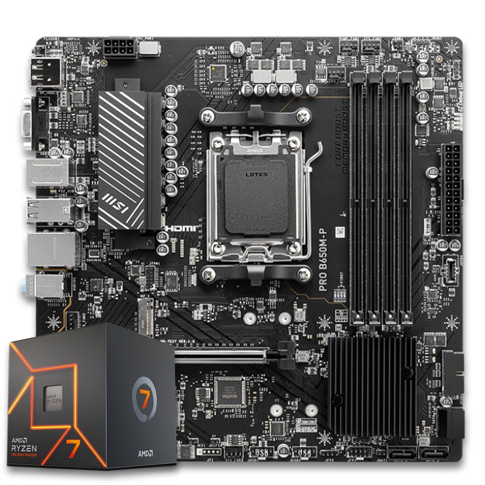 Pichau Kit upgrade, AMD Ryzen 7 7700, B650M DDR5