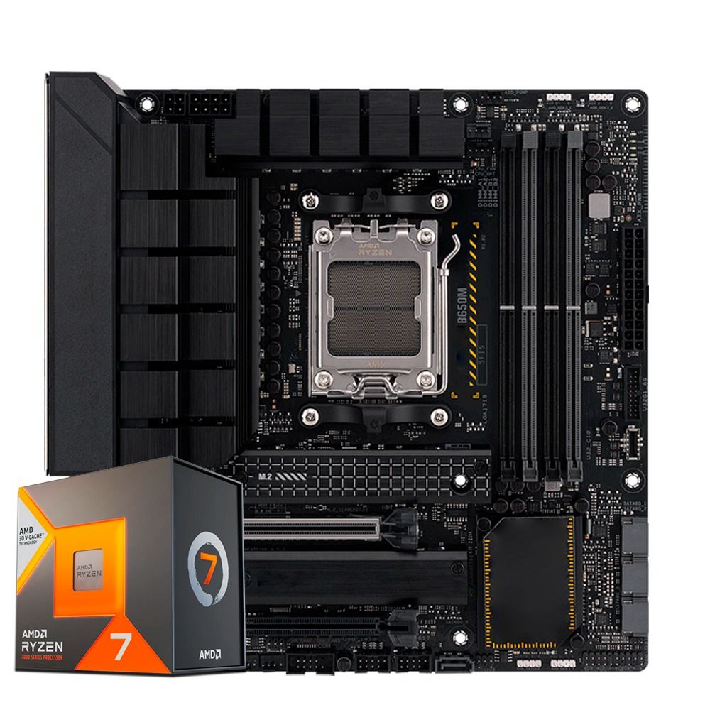 Pichau Kit upgrade, AMD Ryzen 7 7700X3D, B650 TUF DDR5