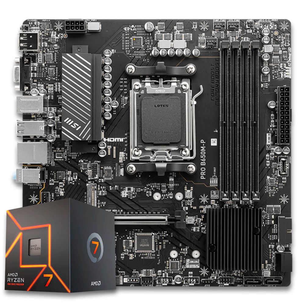 Pichau Kit upgrade, AMD Ryzen 7 8700F, B650M DDR5