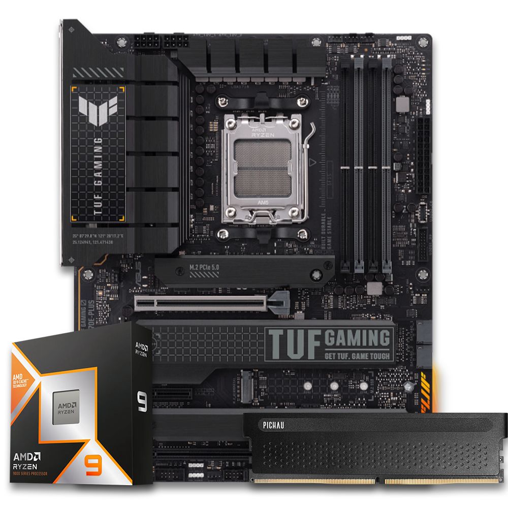 Pichau Kit Upgrade, AMD Ryzen 9 9900X3D, X670 DDR5, 16GB