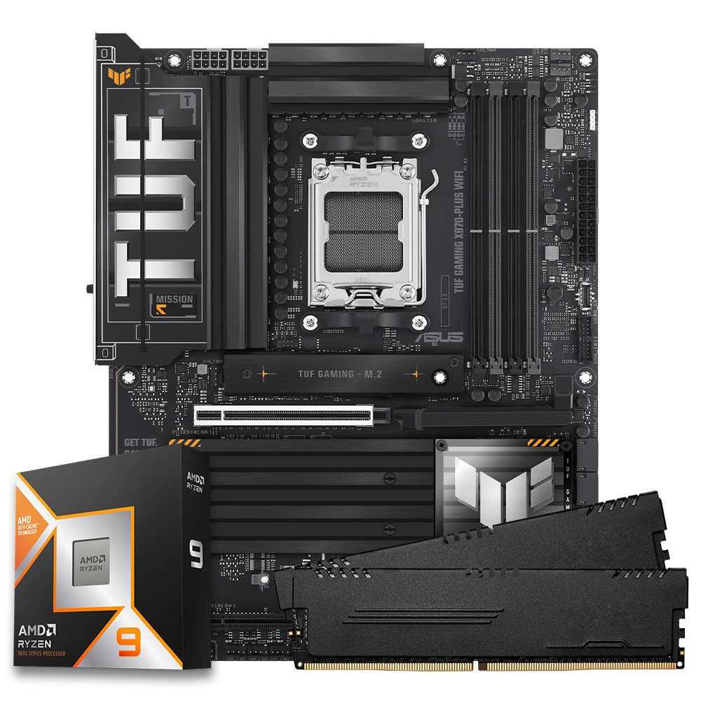 Pichau Kit Upgrade, AMD Ryzen 9 9900X3D, X870 DDR5, 16GB
