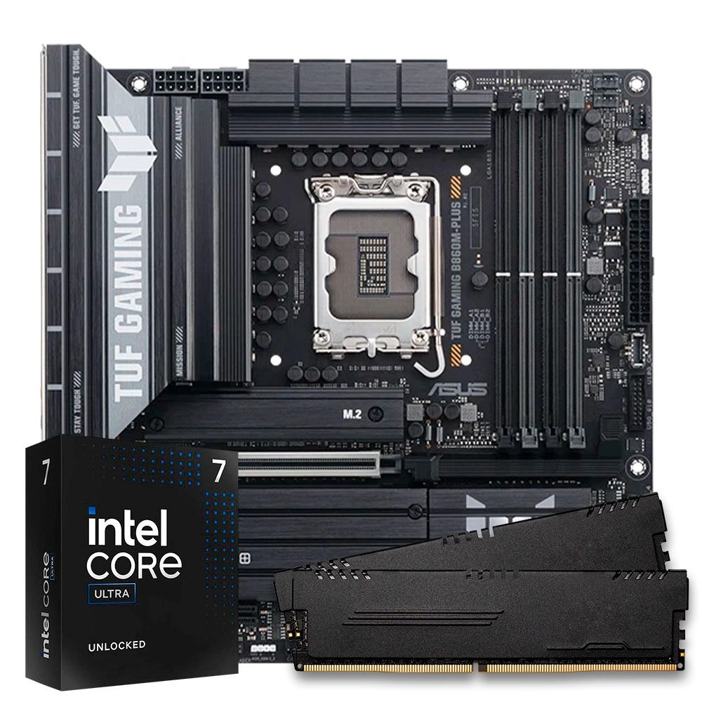 Pichau Kit Upgrade, Intel Core Ultra 7 270K Plus, B860M DDR5, 16GB