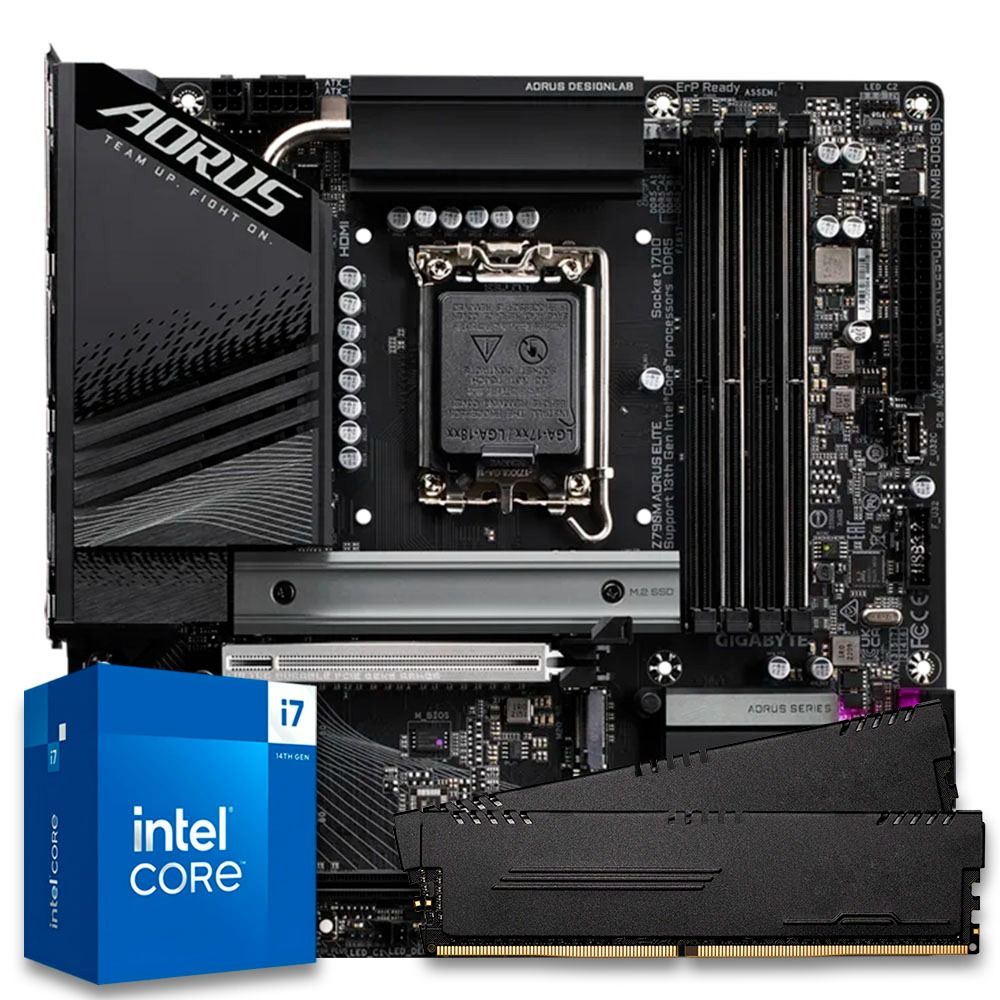 Pichau Kit Upgrade, Intel i7-14700K, Z790 DDR5, 16GB