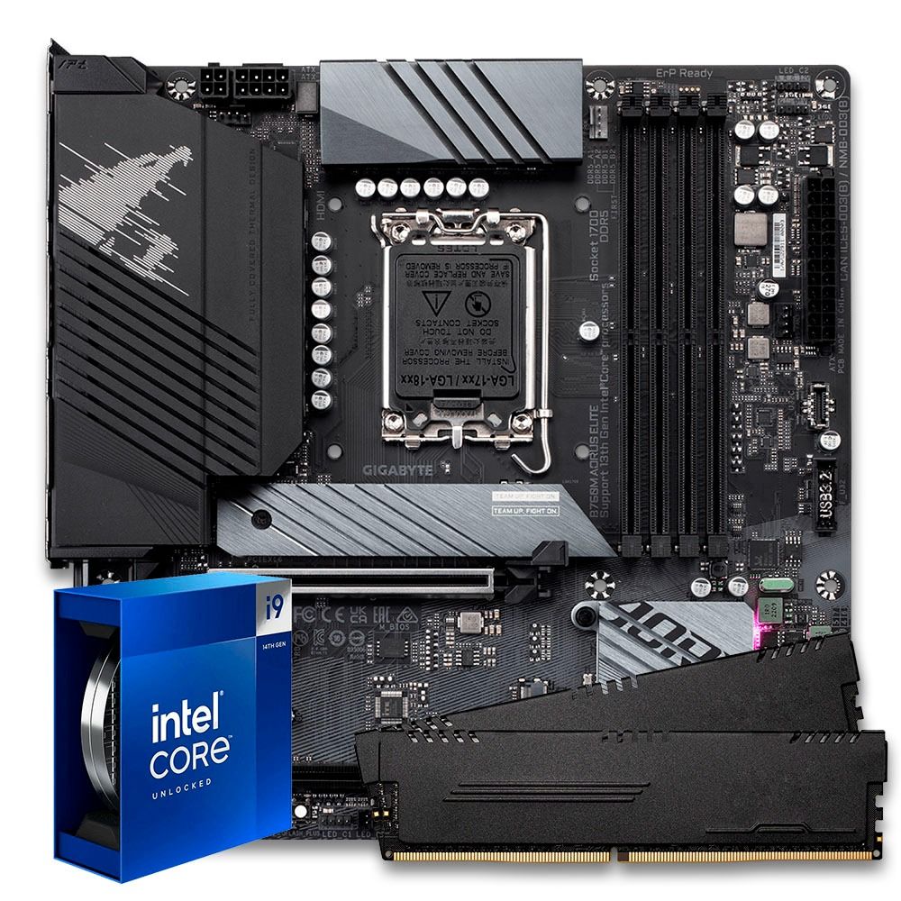 Pichau Kit Upgrade, Intel i9-14900K, B760M DDR5, 16GB