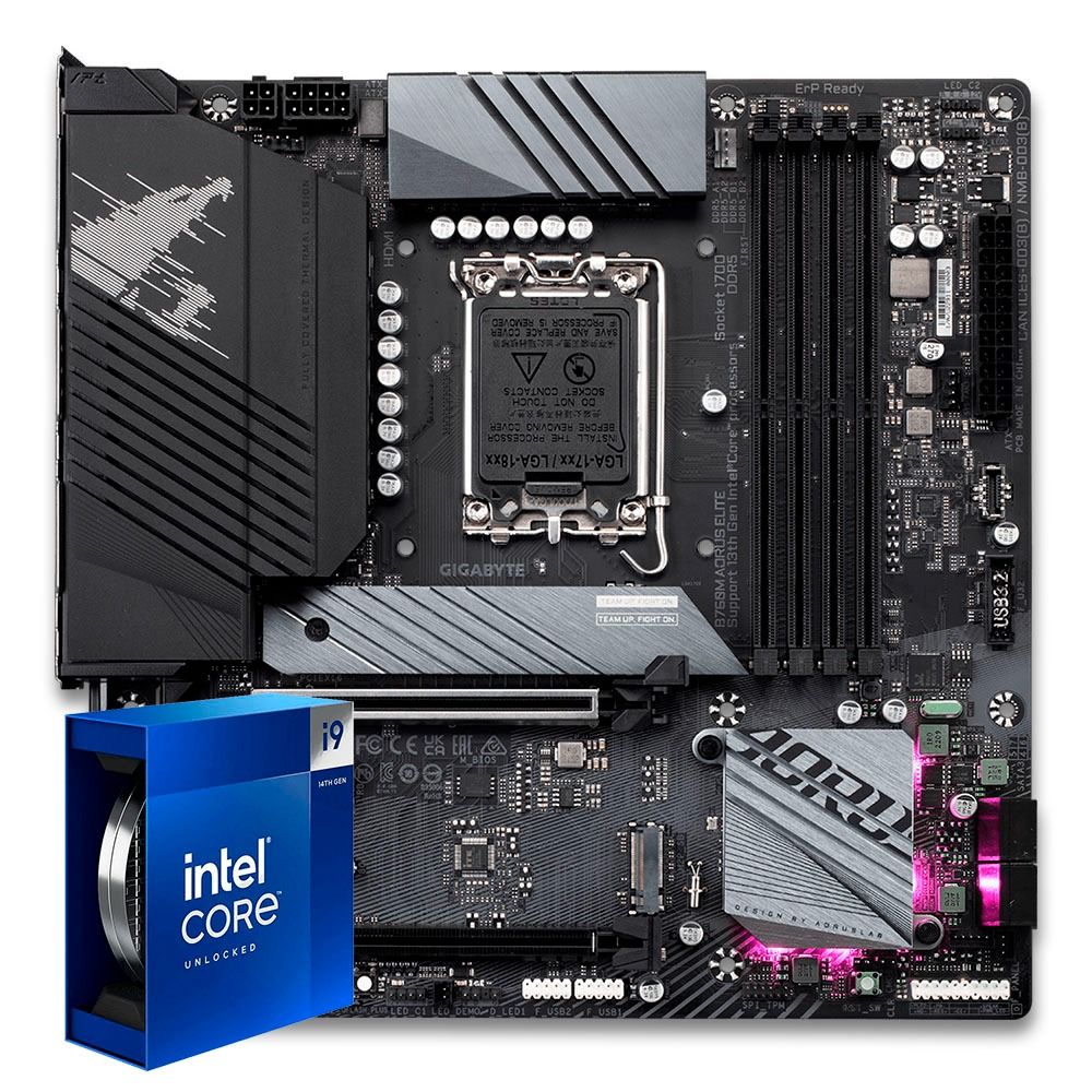 Pichau Kit Upgrade, Intel i9-14900KF, B760M DDR5