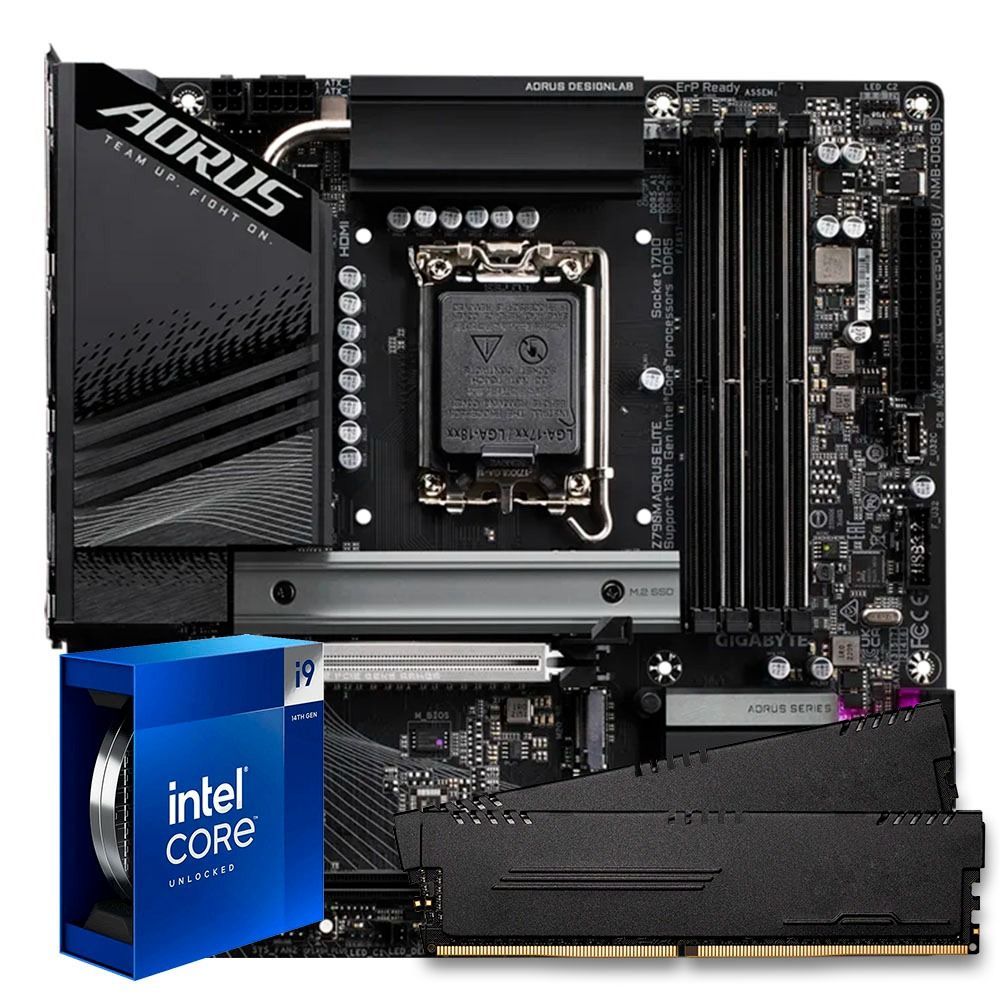 Pichau Kit Upgrade, Intel i9-14900K, Z790 DDR5, 16GB