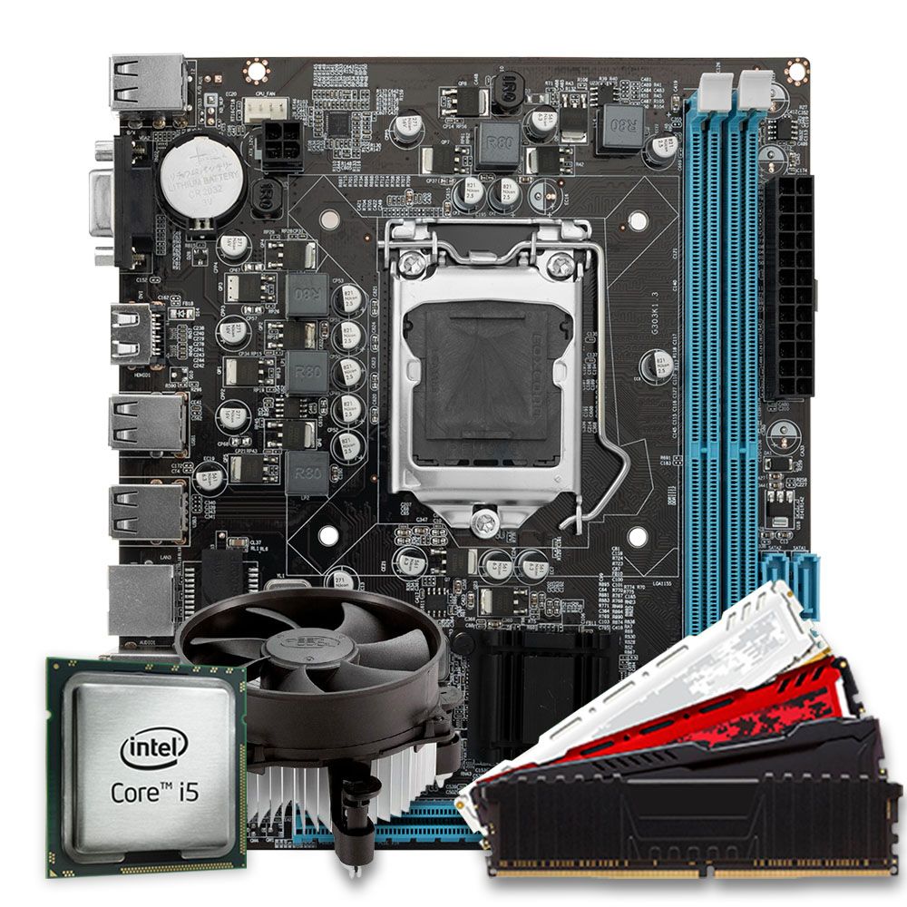 Kit Upgrade Mancer, Intel Core i5-3570, H61 DDR3, 8GB DDR3, Cooler