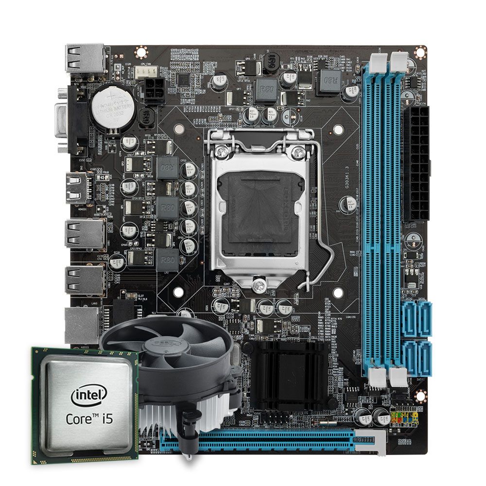 Kit Upgrade Pichau, Intel Core i5-4590, TGT H81 DDR3, Cooler
