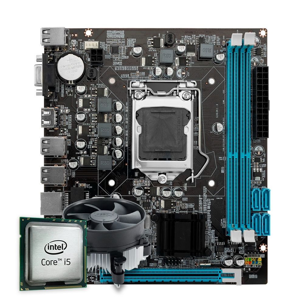 Kit Upgrade Pichau, Intel Core i5-4440, TGT H81 DDR3, Cooler