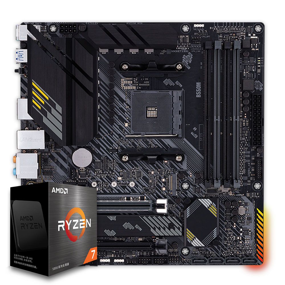 Pichau Kit upgrade, AMD Ryzen 7 5700G, B550M TUF DDR4