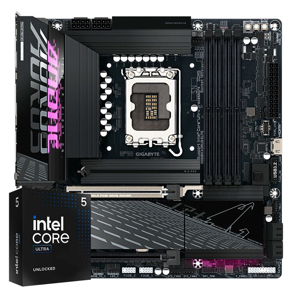 Pichau Kit Upgrade, Intel Core Ultra 5 250KF PLUS, B860M DDR5