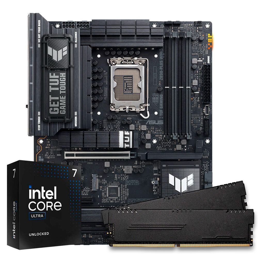Pichau Kit Upgrade, Intel Core Ultra 7 270K Plus, Z890 DDR5, 16GB