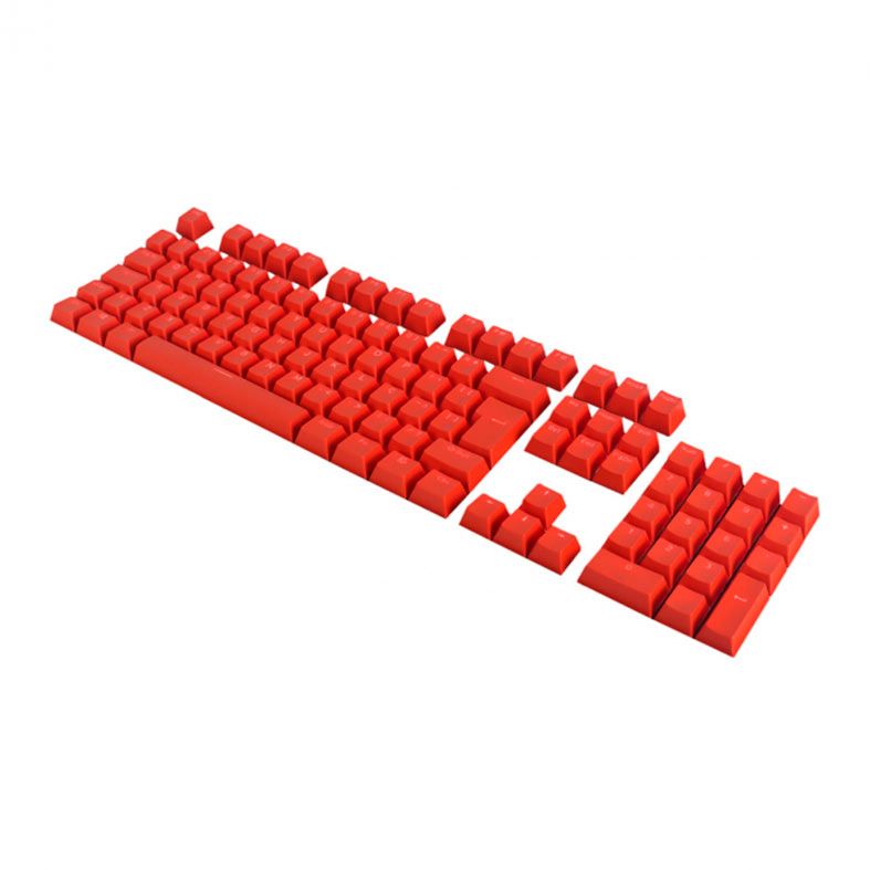 Conjunto de Teclas Pcyes K112RM Doubleshot Red Magma, 112 Teclas, Vermelho, KK112DSRMP