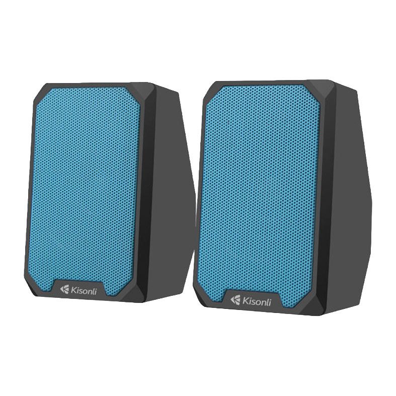 Caixa de Som Kisonli KS05, 6W, USB, Azul, KSL-KS05-BL