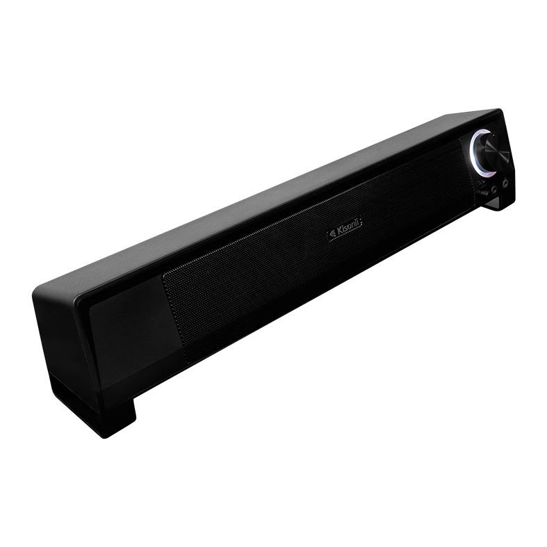 Soundbar Kisonli X2, 2x3W RMS, Preto, KSL-X2-BK