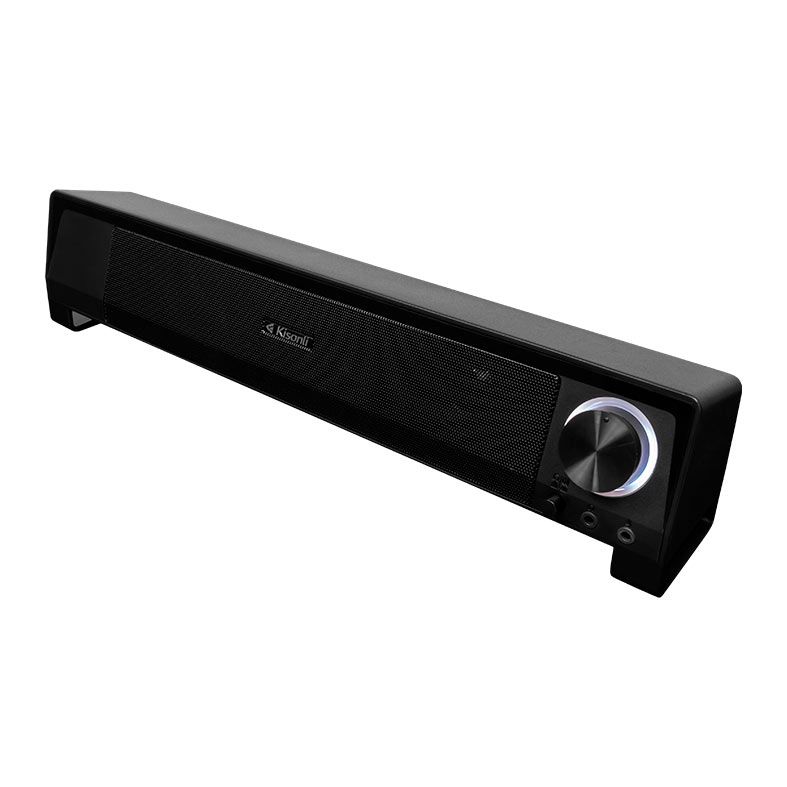 Soundbar Kisonli X2, 2x3W RMS, Preto, KSL-X2-BK