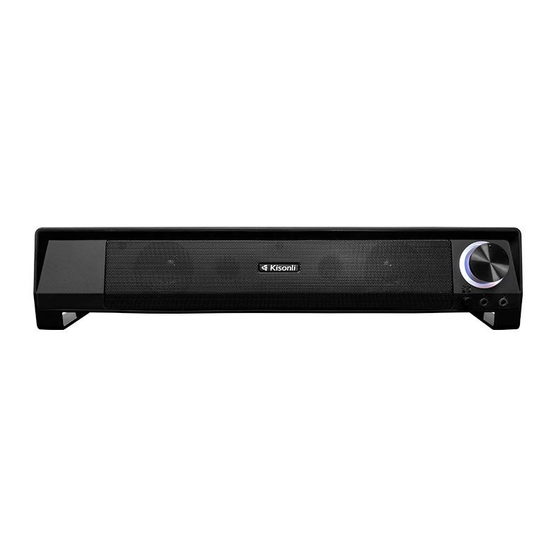 Soundbar Kisonli X2, 2x3W RMS, Preto, KSL-X2-BK