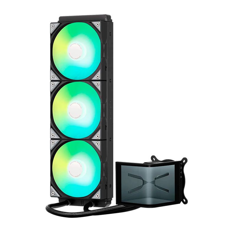 Water Cooler Tryx Panorama SE, ARGB, Display 3D AMOLED 6.5 Pol, 360mm, Preto, L-P360L-AM3M-G0K
