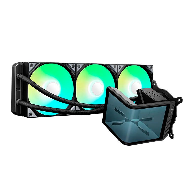 Water Cooler Tryx Panorama SE, ARGB, Display 3D AMOLED 6.5 Pol, 360mm, Preto, L-P360L-AM3M-G0K