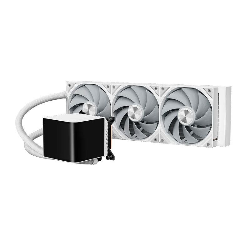 Water Cooler Tryx Panorama, Display 3D AMOLED 6.5 Pol, 360mm, Branco, L-P360N-DS3M-G1W