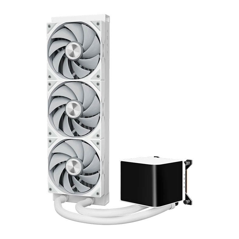 Water Cooler Tryx Panorama, Display 3D AMOLED 6.5 Pol, 360mm, Branco, L-P360N-DS3M-G1W