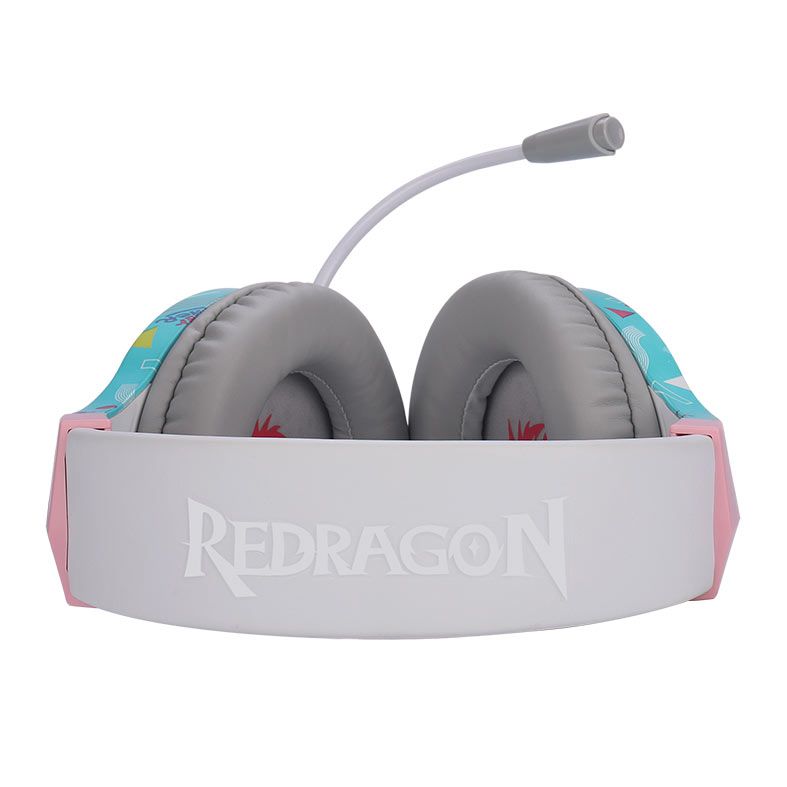 Headset Gamer Redragon Luluca, RGB, Drivers 50mm, Azul e Cinza, L260RGB