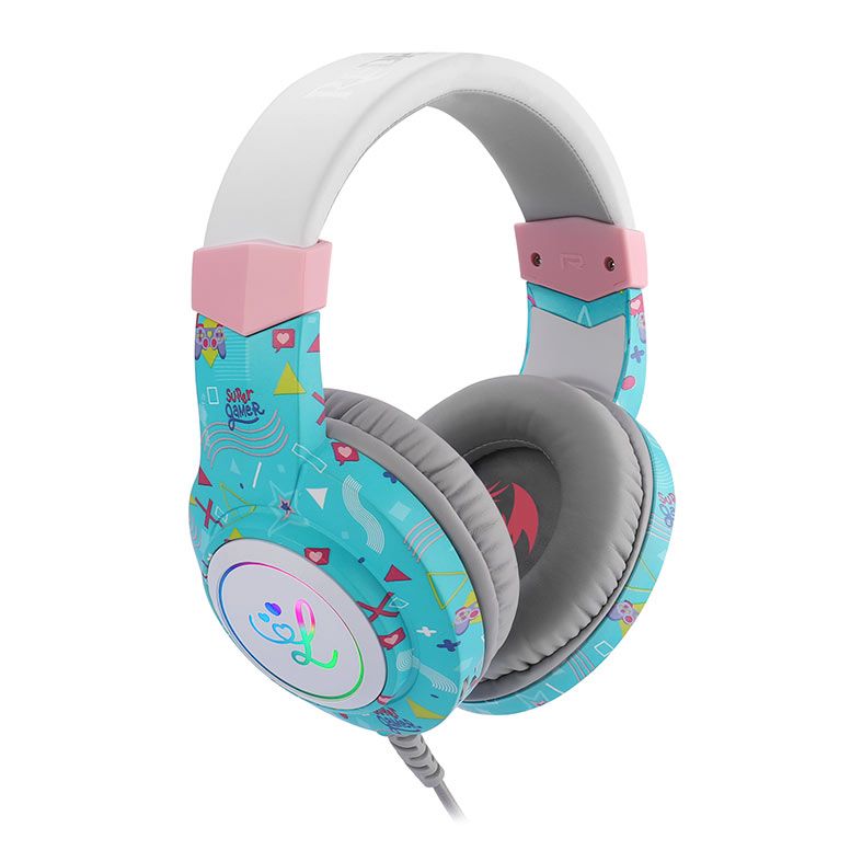 Headset Gamer Redragon Luluca, RGB, Drivers 50mm, Azul e Cinza, L260RGB