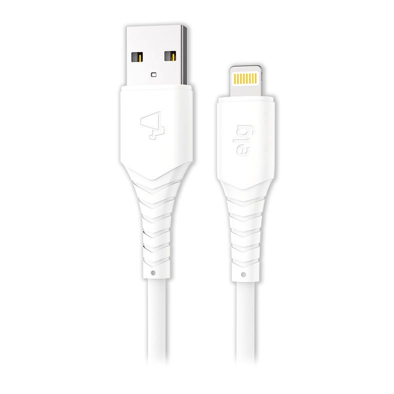 Cabo Lightning ELG Serie Colors, 1.2m, Branco, L812W
